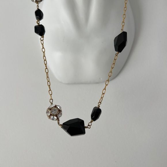 J. Crew Gold Chain and Bead Necklace - Picture 5 of 9